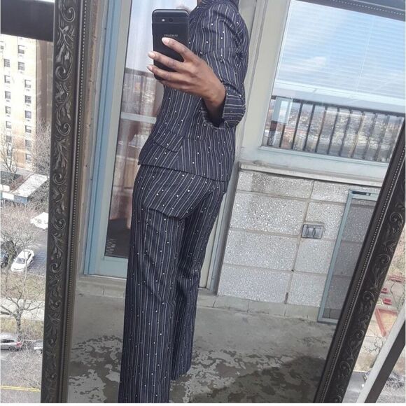 Versai Dark Blue Pant suit - Picture 2 of 10